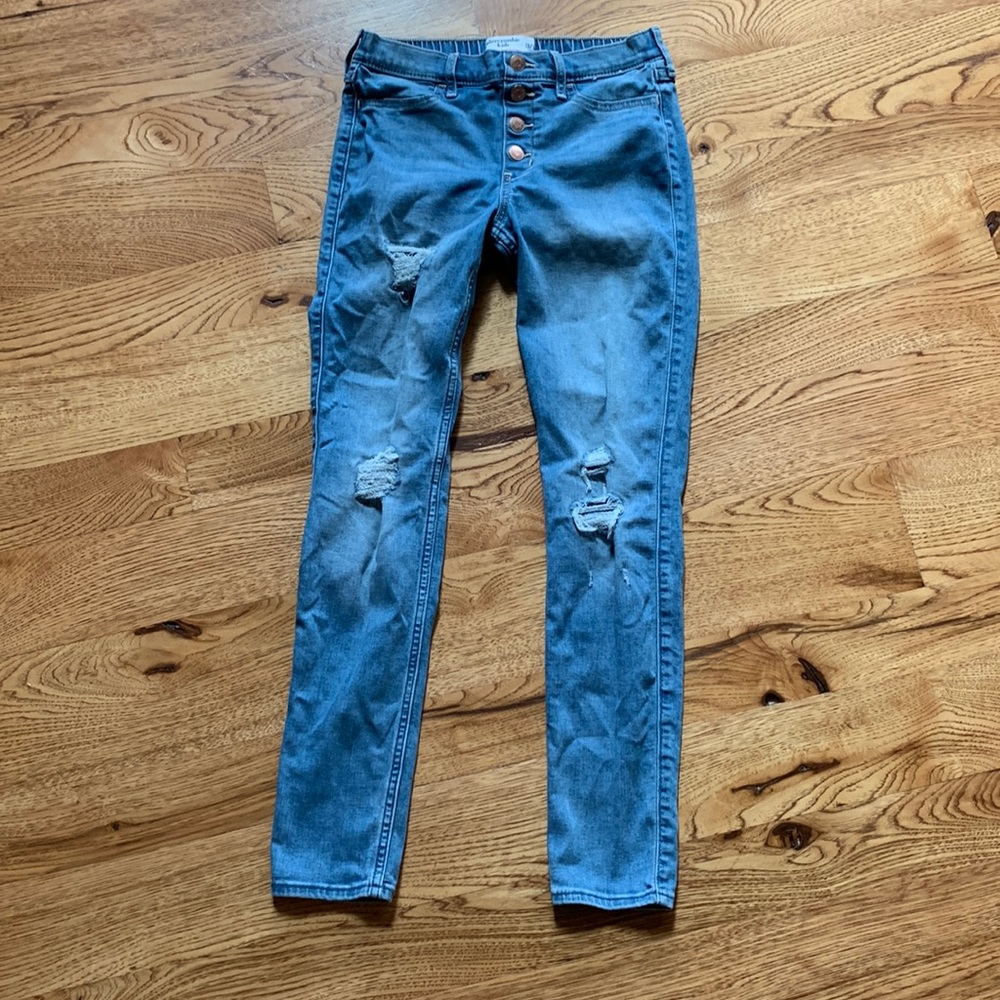 Abercrombie kids skinny jeans